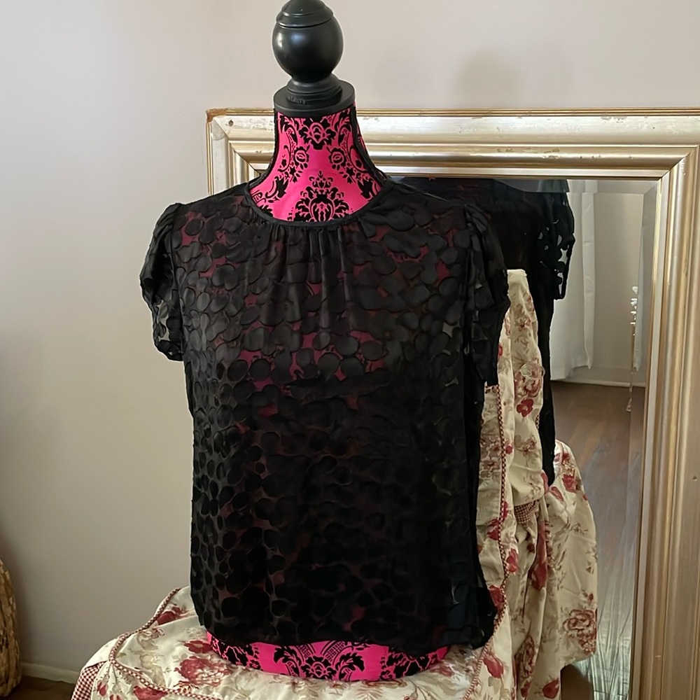 Faconnable  black blouse size S…. Pre- Owned